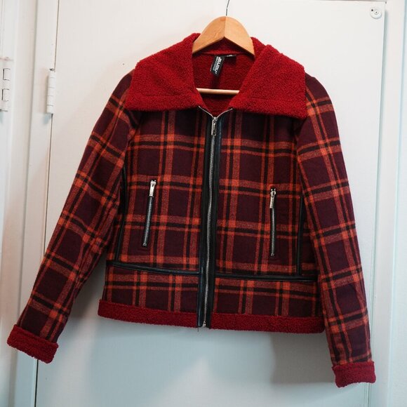 Jou Jou Jackets & Blazers - JouJou Premium Outerwear Tartan Plaid Jacket Size M